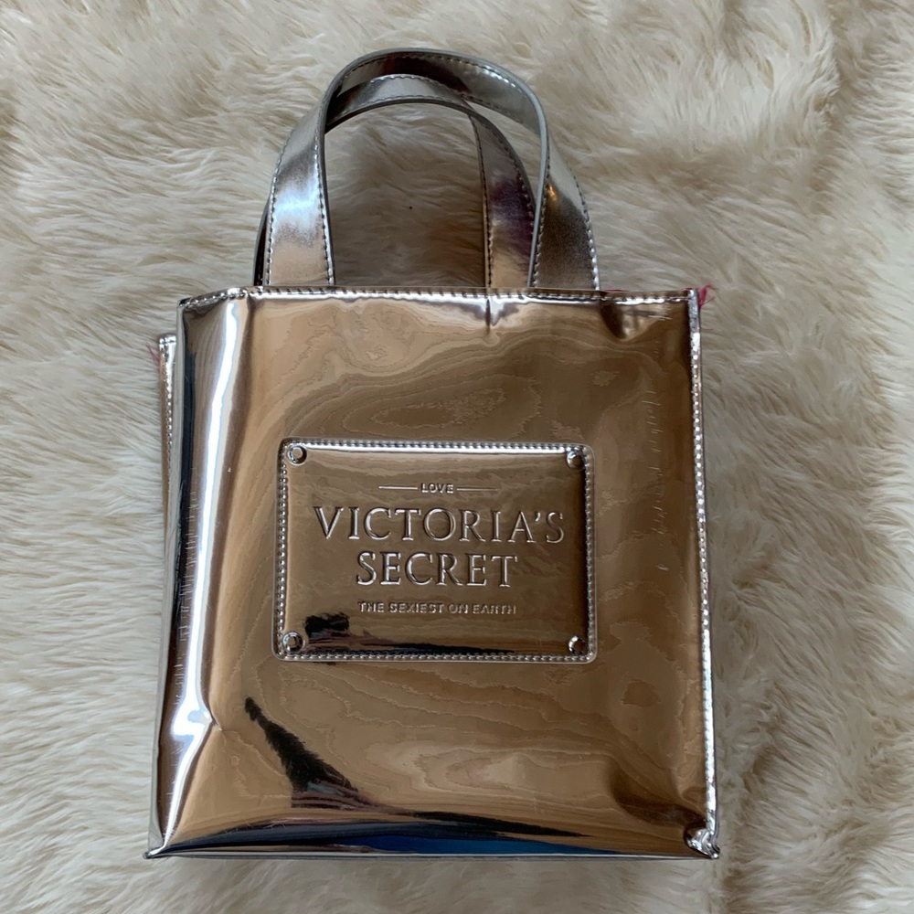Silver Victoria’s Secret tote